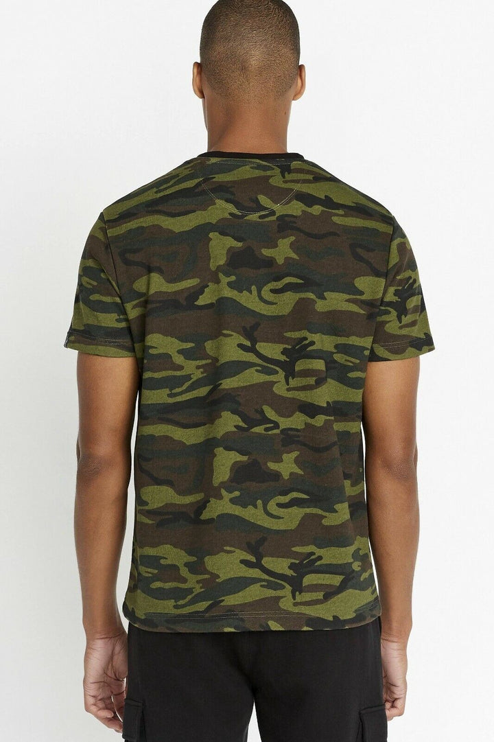 Translation missing: en.Avirex Camo French Terry Crew Neck Tee-Size Medium