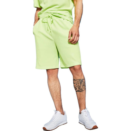 Translation missing: en.Royalty by Maluma Men's Relax-Fit Textured Ottoman Stripe Shorts Mojito-Small