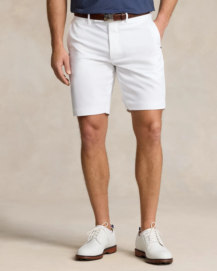 Translation missing: en.Ralph Lauren RLX Men's 9-Inch Tailored Fit Performance Golf Shorts White-38
