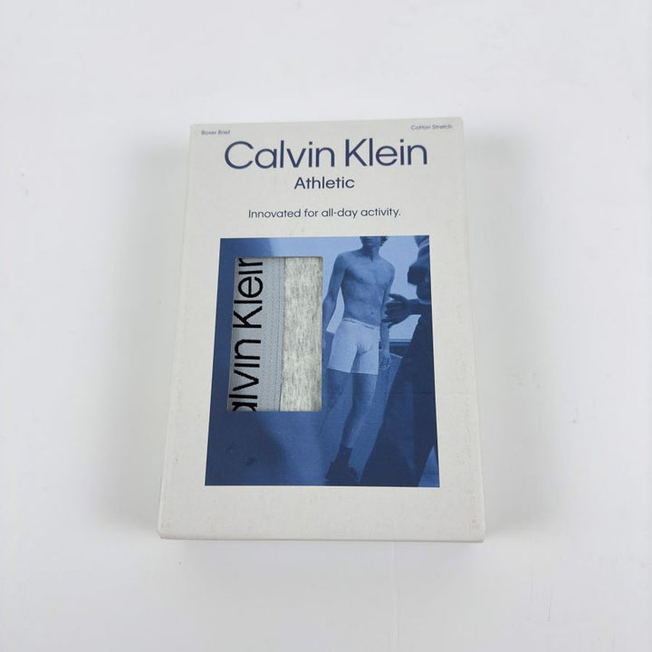 Translation missing: en.Calvin Klein Mens I Pair Cotton Stretch Athletic Active Boxer Briefs Gray_Small