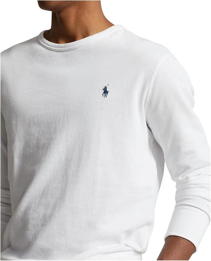 Translation missing: en.Polo Ralph Lauren Spa Terry Sweatshirt Men's Clothing White 1 : 2XL, Cotton/Terry