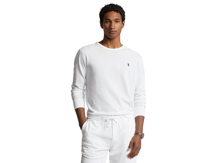 Translation missing: en.Polo Ralph Lauren Spa Terry Sweatshirt Men's Clothing White 1 : 2XL, Cotton/Terry