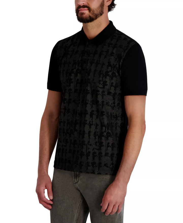 Translation missing: en.Karl Lagerfeld Paris Men's Polo Neck T-Shirt - Black - 2XL