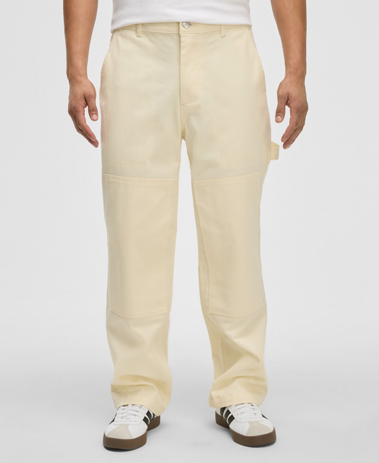 Translation missing: en.Mode of One Men's Relaxed-Fit Stretch Twill Utility Pants, Soft Vanilla-30x31