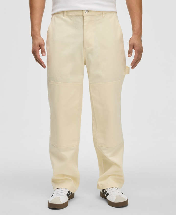 Translation missing: en.Mode of One Men's Relaxed-Fit Stretch Twill Utility Pants, Soft Vanilla-30x31