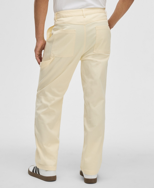 Translation missing: en.Mode of One Men's Relaxed-Fit Stretch Twill Utility Pants, Soft Vanilla-30x31