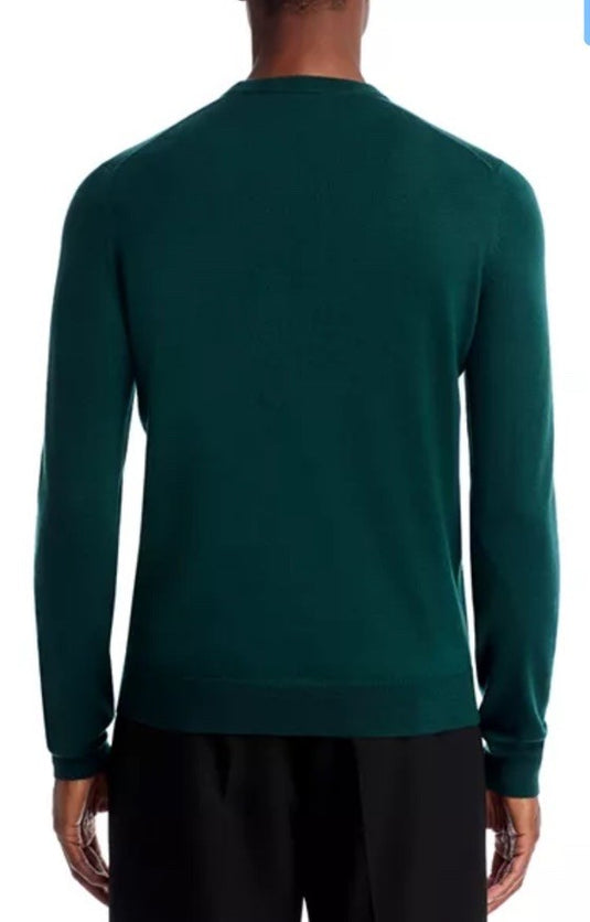Translation missing: en.Michael Kors Mouline Sweater Dark Emerald Size Medium  Men's Modern-Fit Textured