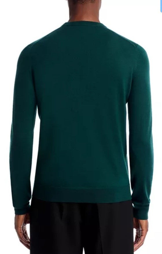 Translation missing: en.Michael Kors Mouline Sweater Dark Emerald Size Medium  Men's Modern-Fit Textured
