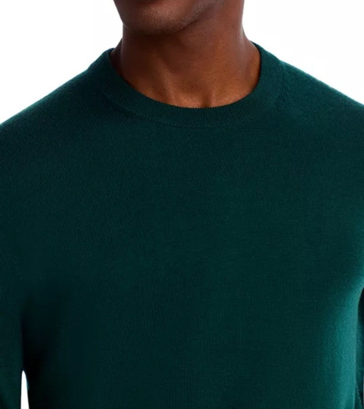 Translation missing: en.Michael Kors Mouline Sweater Dark Emerald Size Medium  Men's Modern-Fit Textured