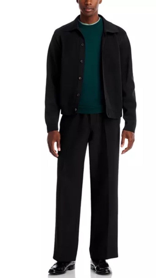 Translation missing: en.Michael Kors Mouline Sweater Dark Emerald Size Medium  Men's Modern-Fit Textured